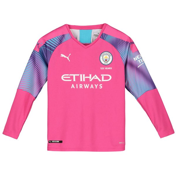 Camiseta Manchester City ML Portero 2019-20 Rosa